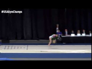 Natalie Ory - Pass 2 - Tumbling - 2016 USA Gymnastics Championships - Finals
