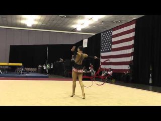 Aliya Protto - Ribbon - 2012 Rhythmic Nationals - Day 1