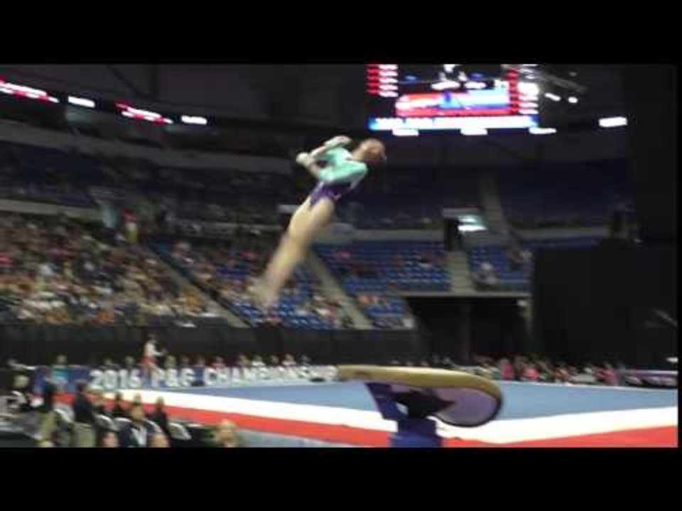 Gabby Perea - Vault - 2016 P&G Gymnastics Championships - Jr. Women Day 1