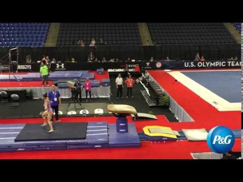 Aly Raisman - Vault - 2016 P&G Gymnastics Championships - Podium Training