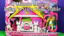 MINNIE MOUSE Disney Minnie Mouse Jumping Stable a Minnie Mouse Video Toy Reivew
