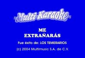 Los Temerarios - Me extrañarás (Karaoke)