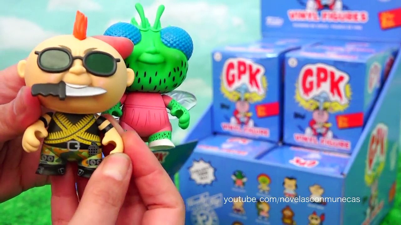 Juguetes sorpresa de niños del bote de la basura - Garbage Pail Kids en español