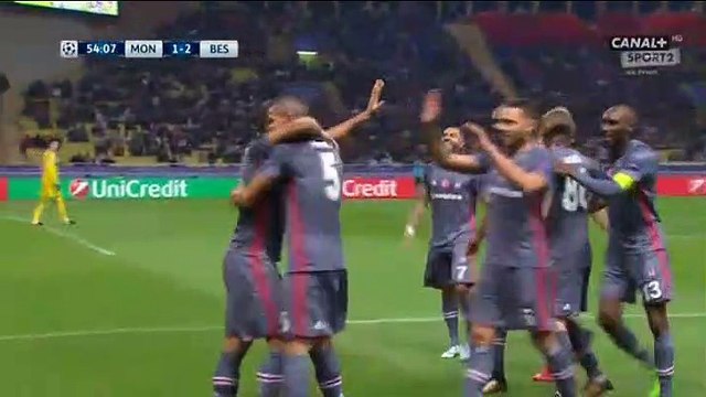 Cenk Tosun Goal HD - Monaco	1-2	Besiktas 17.10.2017