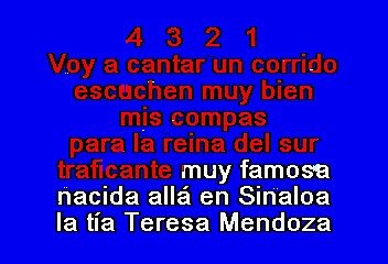 Los Tigres del Norte - La Reyna del Sur (Karaoke)