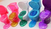 Jelly Slime DIY Toys Learn Colors Slime Clay Glitter