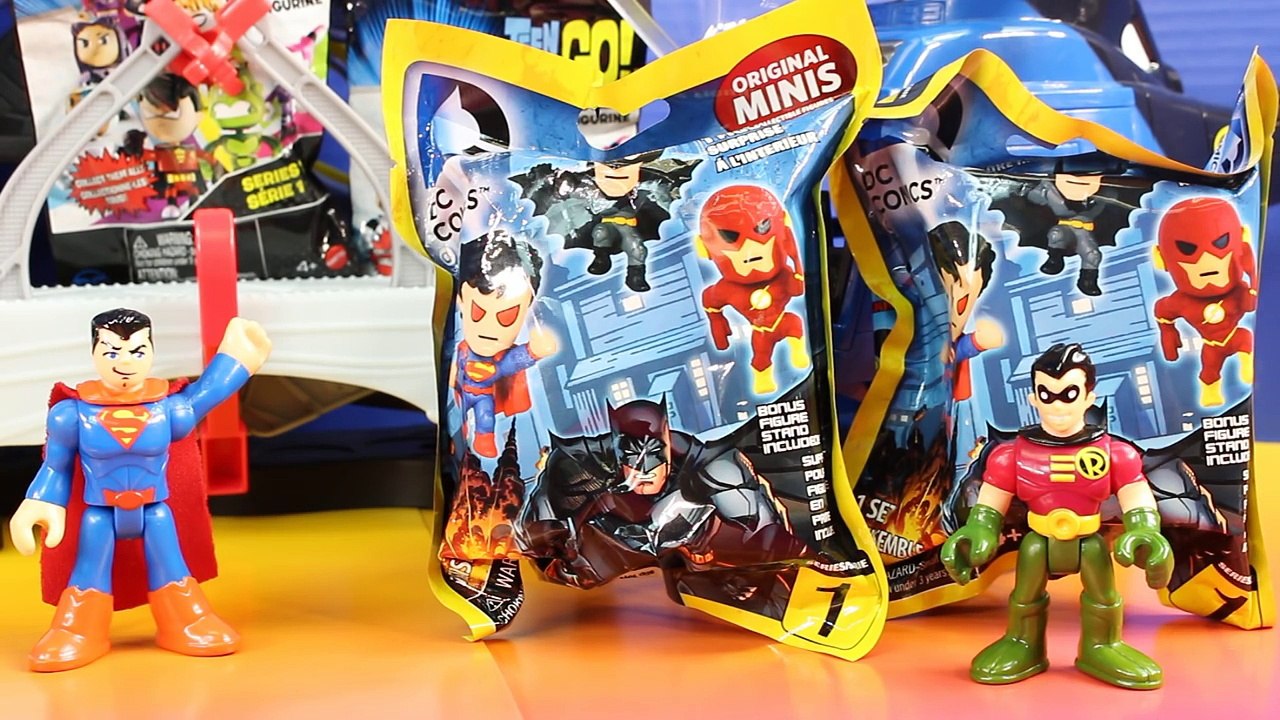 Imaginext Superhero Blind Bag Surprise Toy Party With Teen Titans And Mega Blocks TMNT