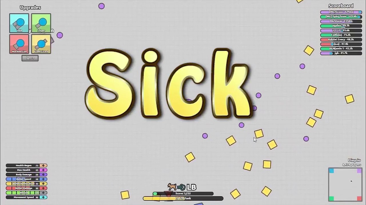 New! FACTORY Tank Ram Build Diep.io | New Master Tank Diepio | Funny moments Diep