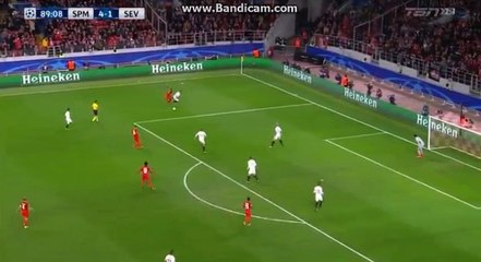 Q.Promes  Goal HD - Spartak Moscow 5  - 1 Sevilla 17.10.2017