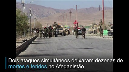 Ataques no Afeganistão deixam mais de 70 mortos