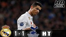 Real Madrid vs Tottenham Hotspurs (1-1) - 17/10/2017 Cristiano Ronaldo Goal Champions League