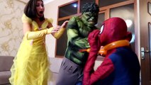 CRAZY CRUSHES BALOON CHALLENGE! Movie Kids Toys Spiderman Hulk & Joker Belle Family FUN in Real Life