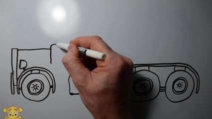Learn How to Draw a Truck - Big Rig Drawing by LITTLE PUMA!