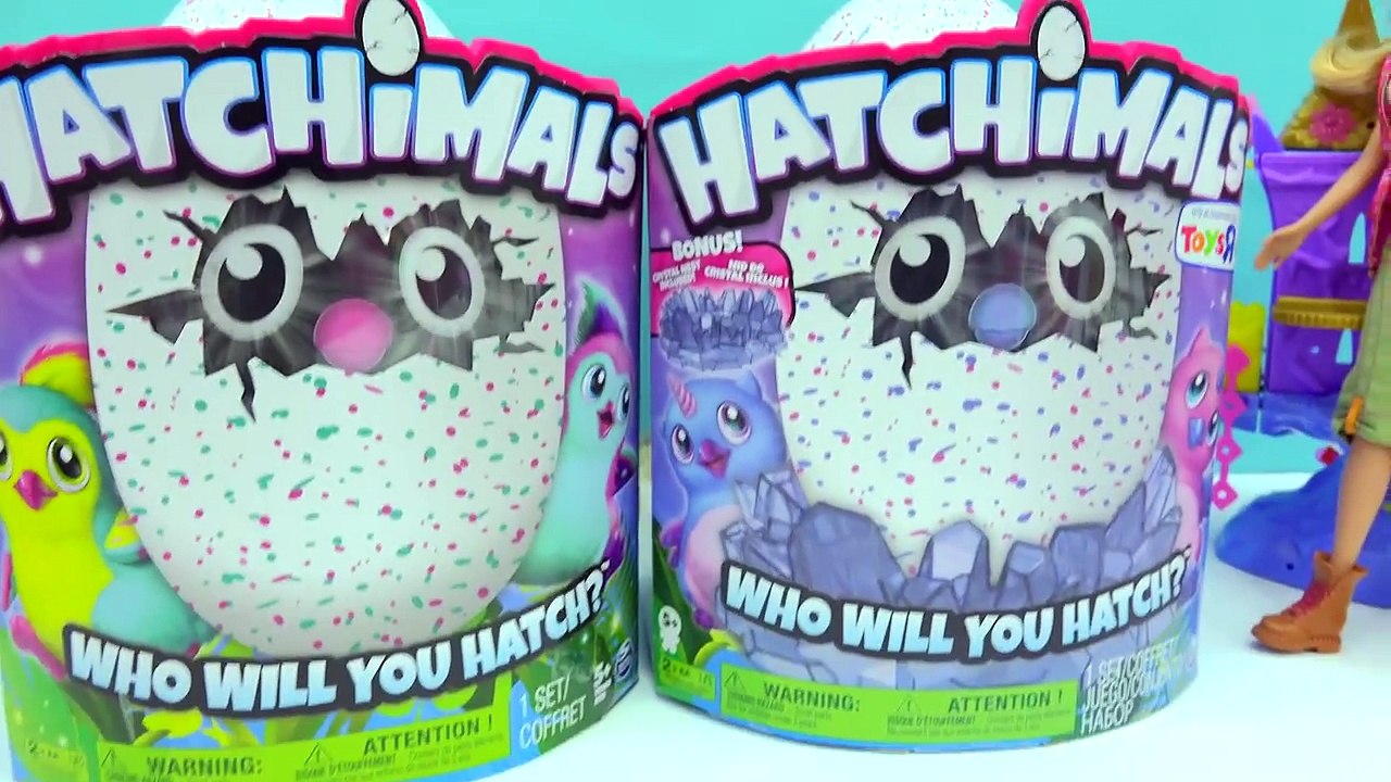 Hatchimals Baby Giant Interive Eggs that Hatch + Surprise Blind Bag Egg with Barbie
