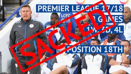 Shakespeare - from Leicester saviour to sacked
