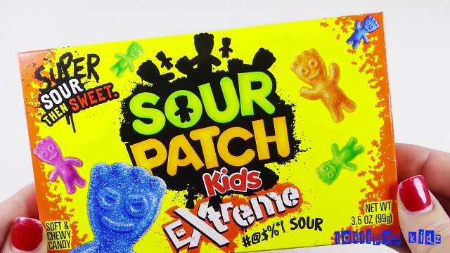 Learn Alphabet ABCs w/ Extreme Sour Patch Kids Candy ABC Song abcdefghijklmnopqrstuvwxyz