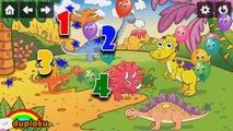 Gosok dan Hitung Dinosaurus Game untuk Anak + Kereta Api Lego Duplo | Duploku