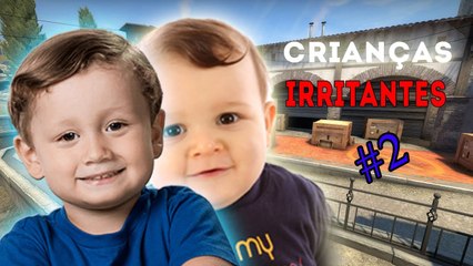 FINGINDO SER UMA CRIANÇA IRRITANTE NO CSGO #2
