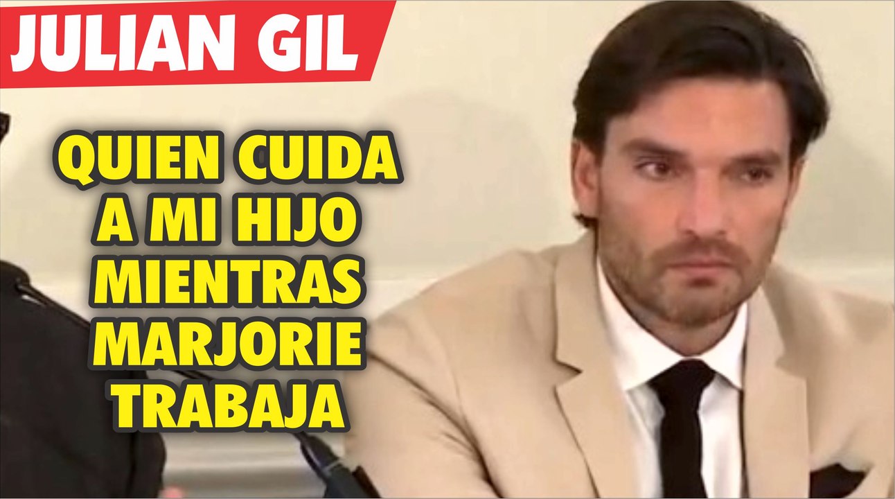Julian Gil muy preocupado por la seguridad de su hijo Matias