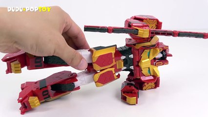 Dinosaur appeared! Go! Geo Mecha Beast Guardian Thunderlion, Raptor!! - DuDuPopTOY