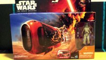 Hasbro Star Wars: The Force Awakens Reys Speeder (Jakku) Unboxing/Review/Demonstation