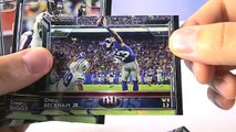 new Topps Football 80 Card / 10 pack Box & Super Bowl Coin Card Opening Close Up!