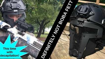 Reach: The Galactic Airsoft Bounty Hunter // Tactical Scifi Face Mask Review