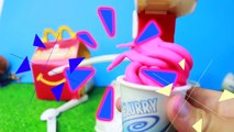 McDonalds McFlurry Ice Cream Shake Play-Doh McDonalds Play Food Maker DIY Superhero FAMILY
