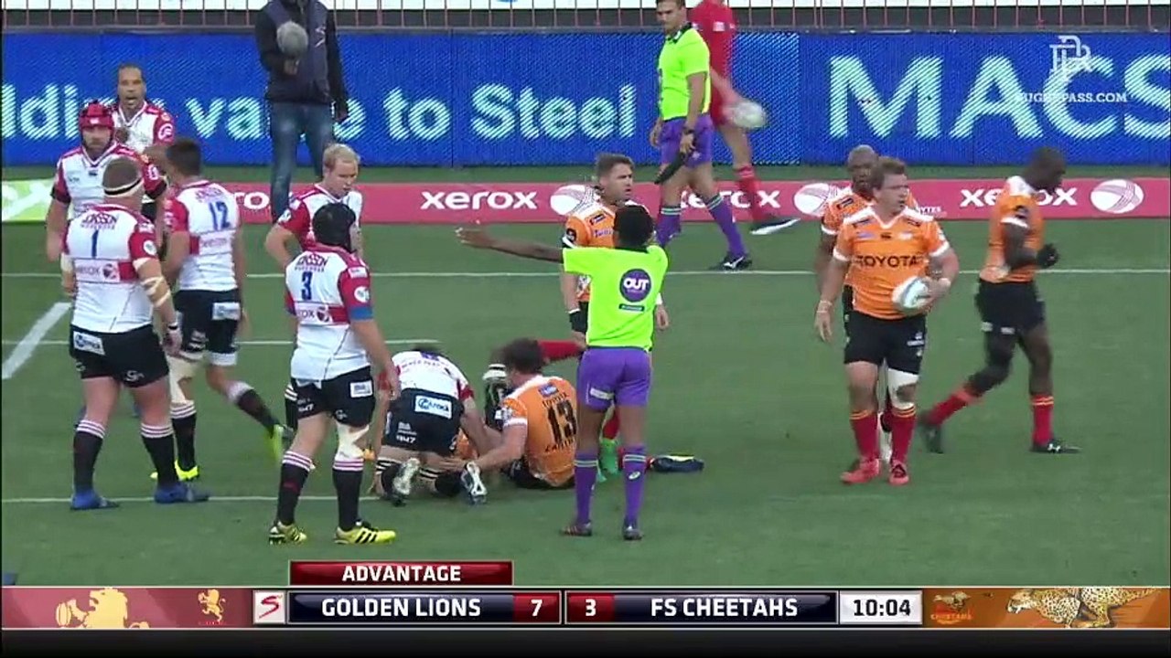 Golden Lions v Cheetahs - 1st half - Currie Cup 2017
