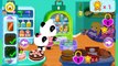 Baby Panda with Mom. Help to make the necessary purchases. Game app for Kids