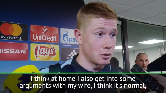It's normal to get into arguments - De Bruyne on half time bust-up