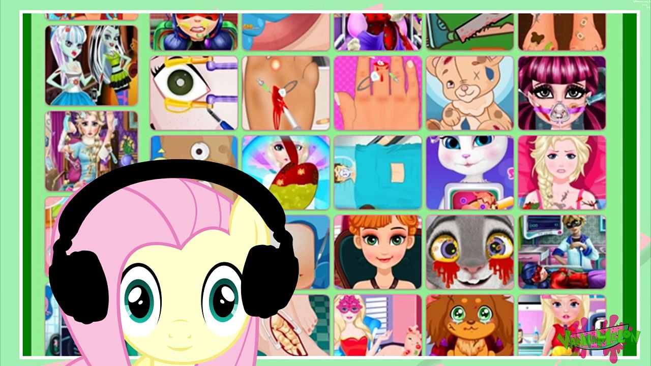 Fluttershy plays Weird Pony Games