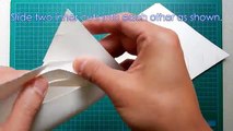 DIY paper lamp/lantern (Cathedral light) - how to make a pendant light out of paper - EzyCraft