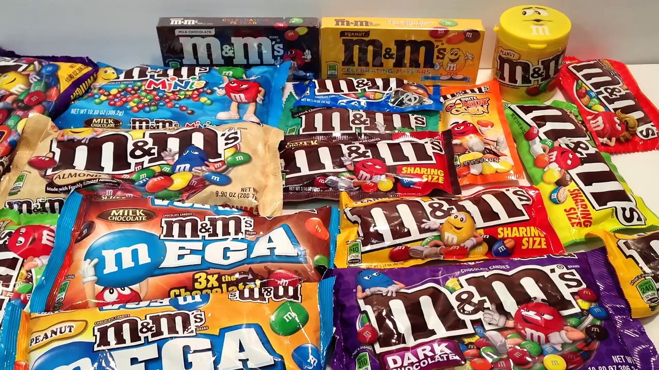 NEW M&Ms Collection Candy Unboxing