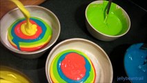 How to make a cake with a tie dye or rainbow effect - Mario cake and cupcake pics too!!