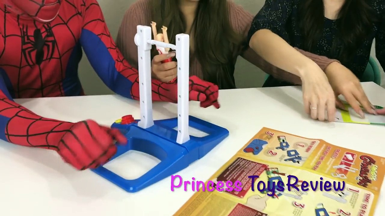 FANTASTIC GYMNASTIC CHALLENGE! Family Fun Games for Kids! Egg Surprise Toys Princess Toysreview