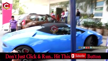 Akhil Akkineni New Car _ #AkhilShriya Engagement Gift _ Lamborghini _ NewsQube-cGlc_xXSa2I