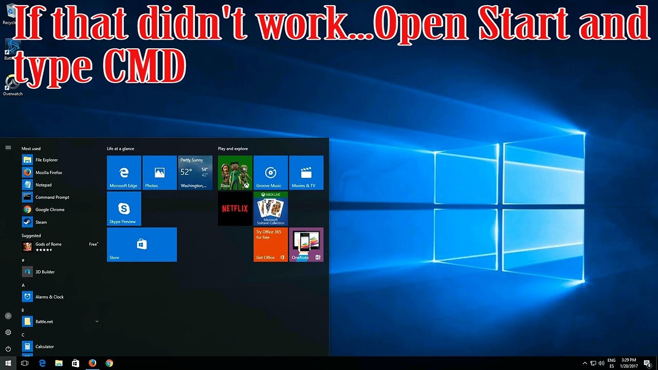 Fix Overwatch Error 'Network Initialization Failed. (0xE00F00A0)' - WORKS 100%!-0pnN-xIxZ2o