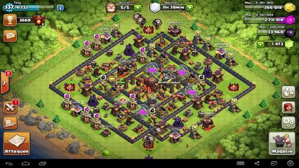 COC | Village HDV 10 - Rush/GDC : Le meilleur village HDV 10 pour défendre et monter en trophées!