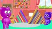 Mega gummy bear baby eating Play Doh Ice cream finger family funny cartoon toys compilation videos
