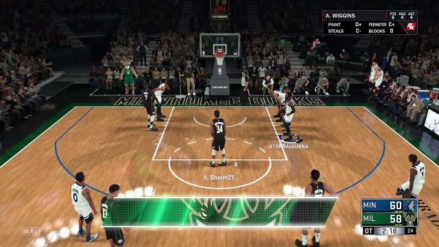 Wolves vs Bucks wg ot