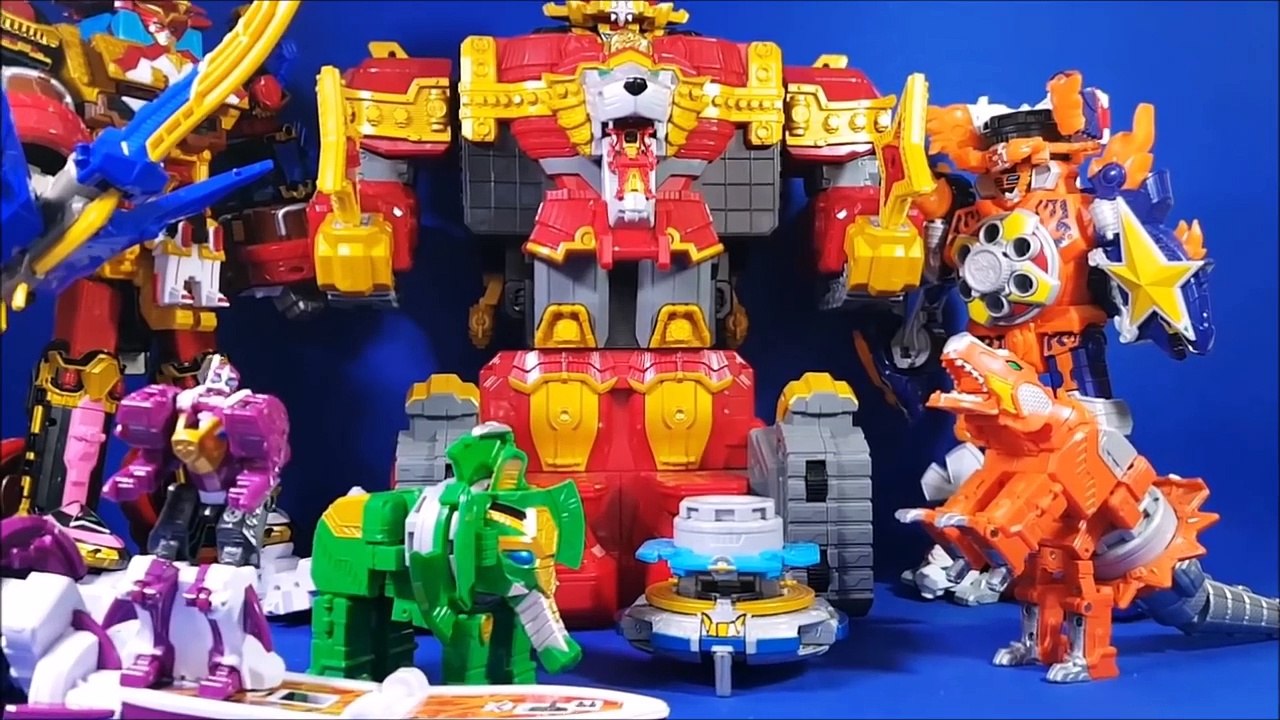 Power Rangers Ninninger Ninja Steel toy All Zord─影片 Dailymotion