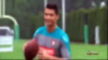 Cristiano Ronaldo Playing American football in Training Before World Cup 2014-Sozoae0y1ng