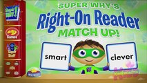 PBS KIDS Super Why`s Right-On Reader Match Up Best Free Baby Games Free Online Game for Kids
