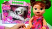 BABY ALIVE OPENS PUPPY SURPRISE - And Olaf Opens Super Secret Surprise Toy Box!