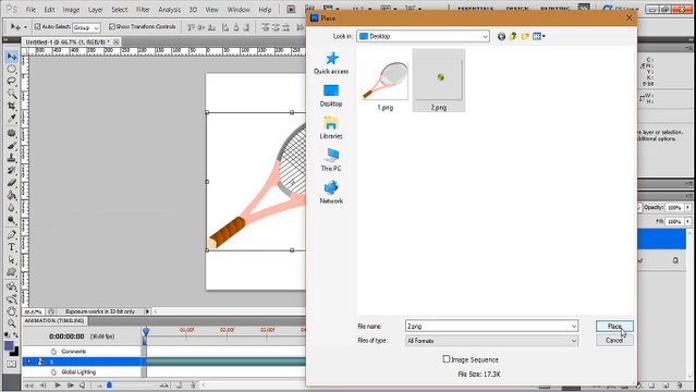 Create an animated gif image using photoshop | Photoshop Tutorial
