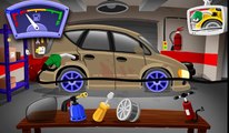 Cartoon repair machines  - Car wash  - Beige machine for children  - Brown car for kids-m2wcHpWM-AM