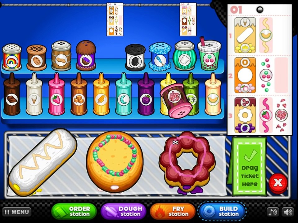 Papas Donuteria - All Sky Ninja Toppings Unlocked (Rank 64, Day 98)