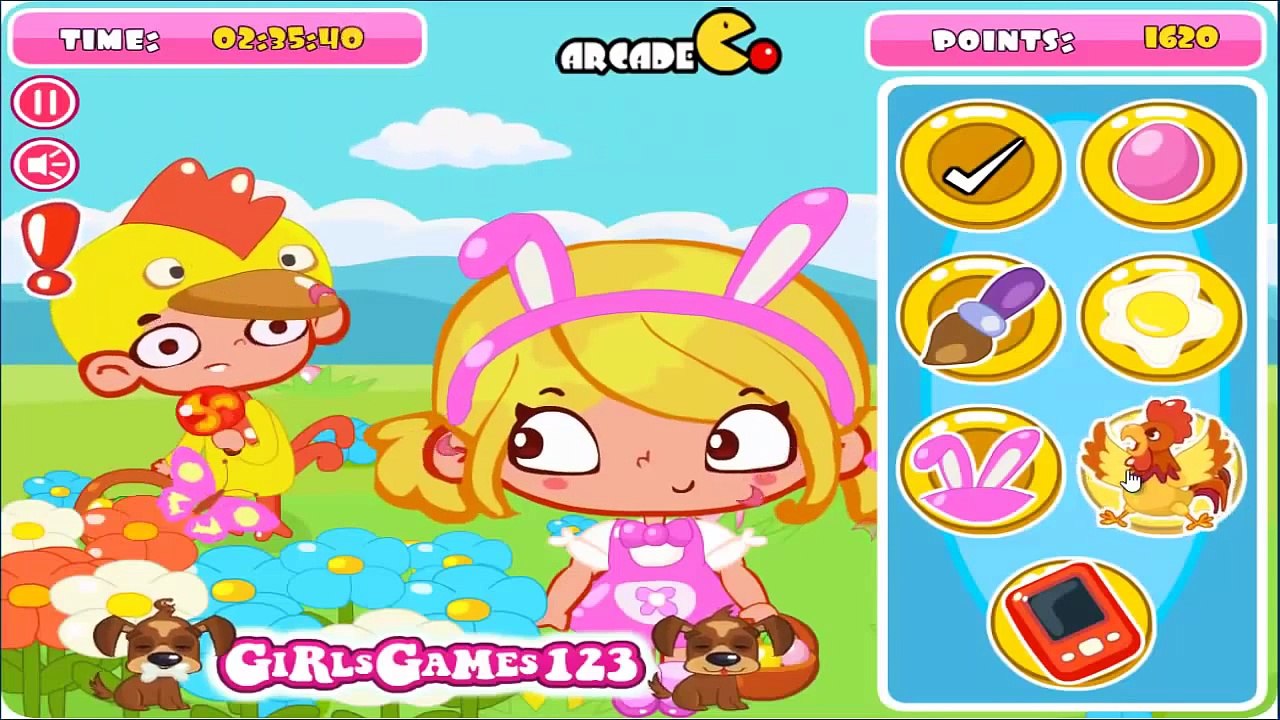 Cartoon Easter Day Game - 2014 Easter Slacking Game for Kids.mp4-P_8YZUIj3_0