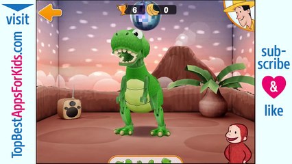 Curious George and the dancing Dinosaur - Game App for Kids-hb10fpcPDhQ